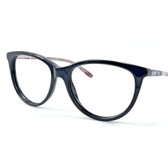 Smith Optics Etta Womens Eyeglass Frame 4QY Black Floral main image 4